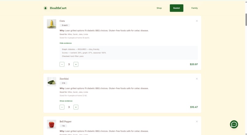 Healthcart – screenshot 4