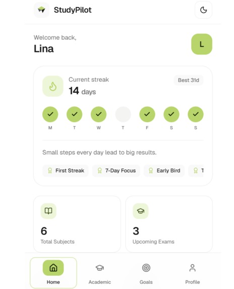 StudyPilot – screenshot 1