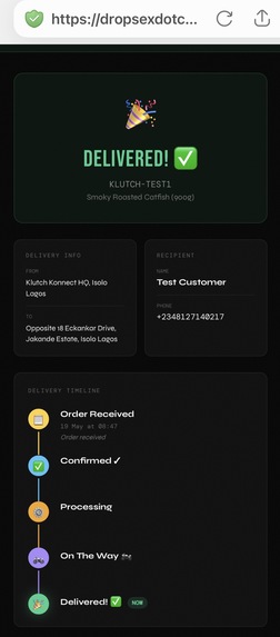 B2B AWS Hackathon (Klutch DropsEx - Klutch Drops Express) – screenshot 2