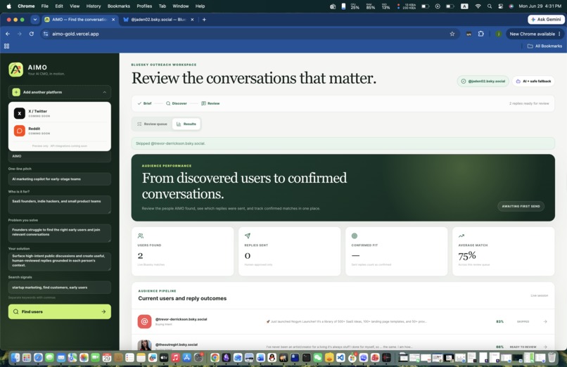 AIMO – screenshot 3