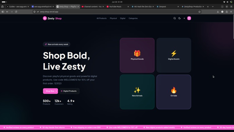 Zesty Shop – screenshot 1