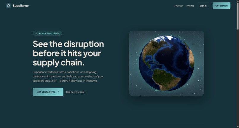 Suppliance – screenshot 1