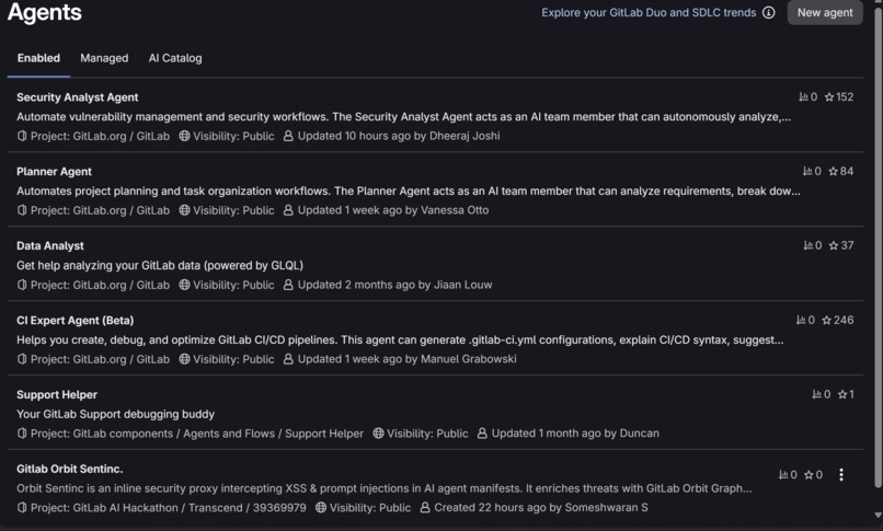 Gitlab Orbit Sentinc. – screenshot 2