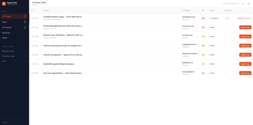 Customer Support Case Management – screenshot 4