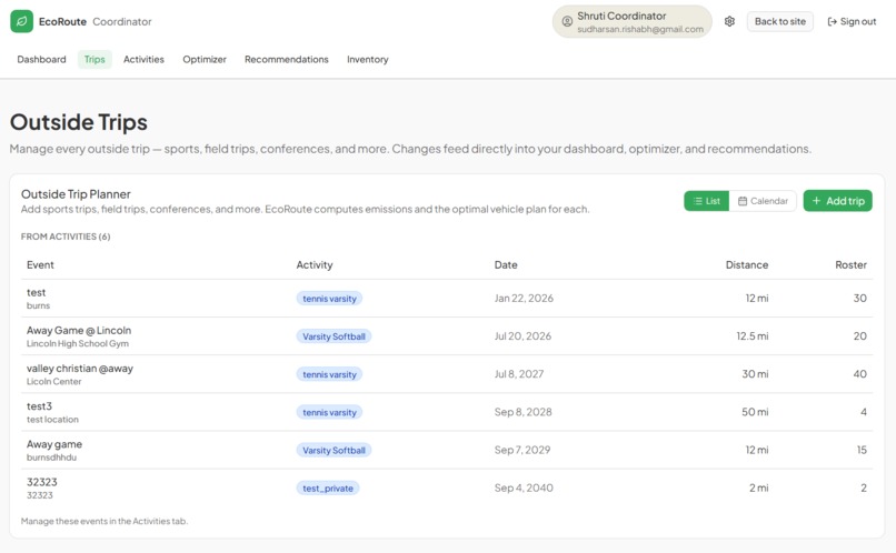 EcoRoute: Smart School Transportation Optimizer – screenshot 6