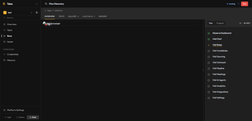 Talos kery test Agent – screenshot 2