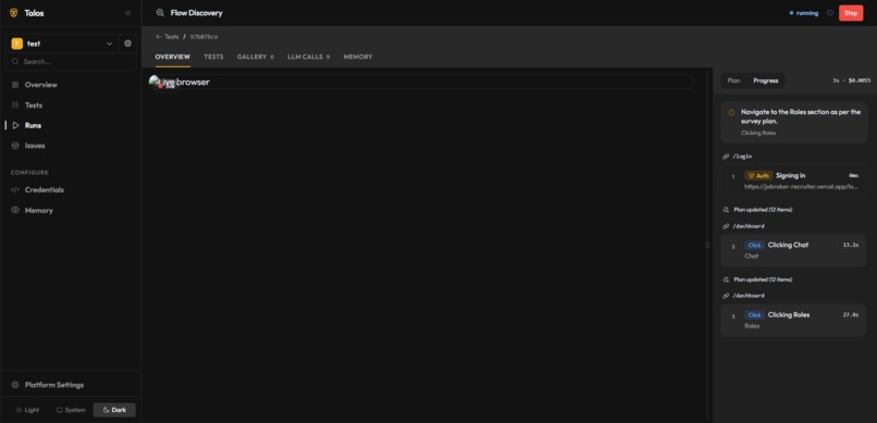Talos kery test Agent – screenshot 3