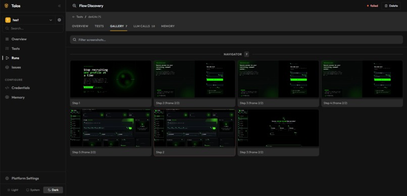 Talos kery test Agent – screenshot 6