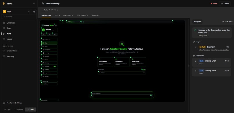 Talos kery test Agent – screenshot 8