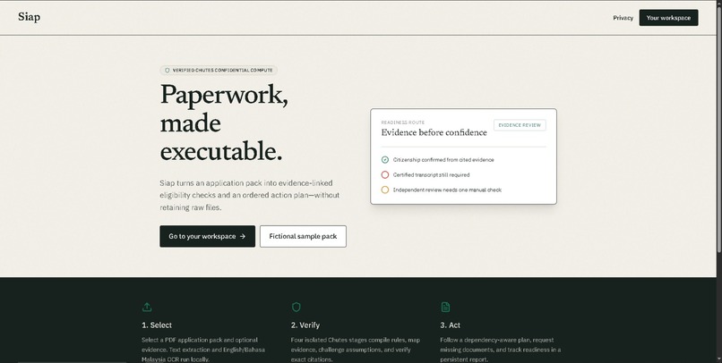 Siap – screenshot 1
