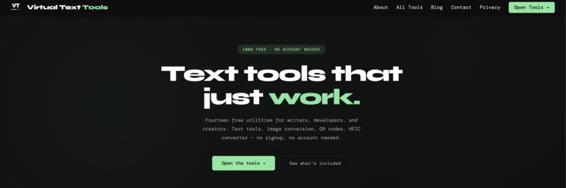 Virtual Text Tools – screenshot 2