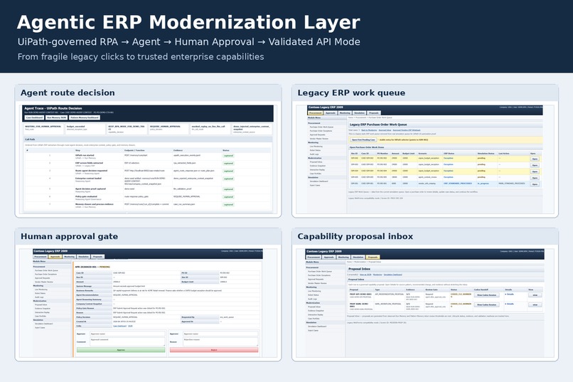 Agentic ERP Modernization Layer – screenshot 1