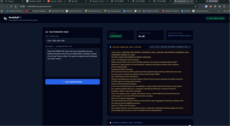 Bookshelf AI – Intelligent Procurement Compliance Copilot – screenshot 4