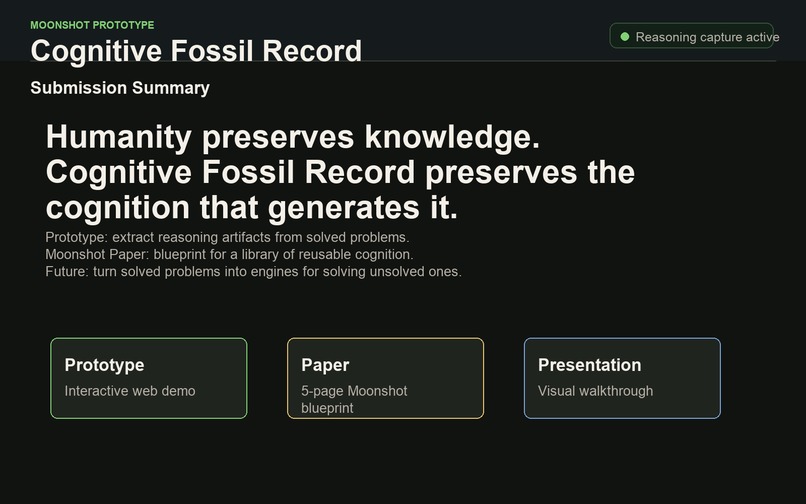 Cognitive Fossil Record – screenshot 6