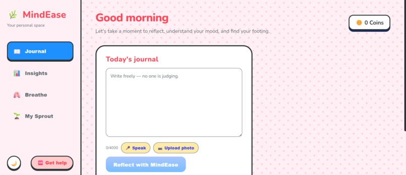 MindEase – screenshot 1