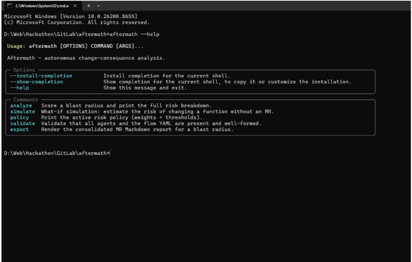 Aftermath — The Autonomous Change-Consequence Engine – screenshot 3