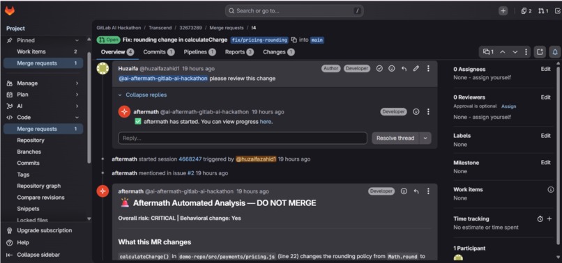 Aftermath — The Autonomous Change-Consequence Engine – screenshot 4