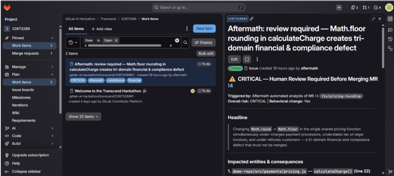 Aftermath — The Autonomous Change-Consequence Engine – screenshot 5