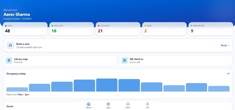 DeskGuard -Smart Library seat allocation system  – screenshot 4