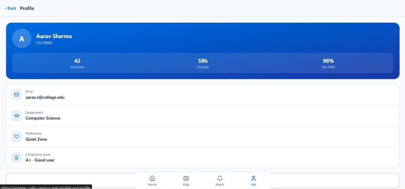 DeskGuard -Smart Library seat allocation system  – screenshot 10