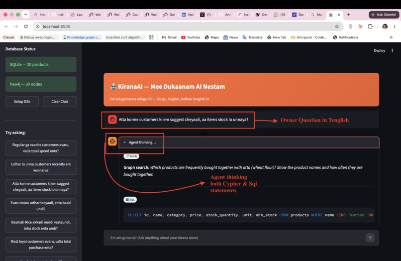 KiranaAI — Graph Intelligence for India's Informal Economy – screenshot 1
