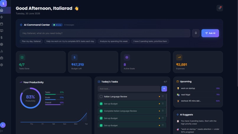 AI LifeOS – Your Personal AI Operating System – screenshot 1