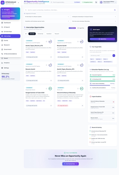 AI notice board – screenshot 3