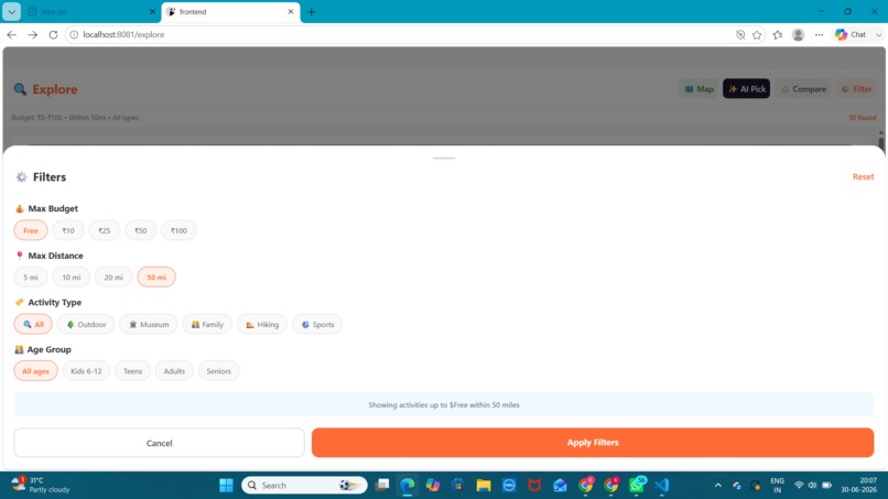 FunFare-Budget Friendly Event Discovery App – screenshot 2