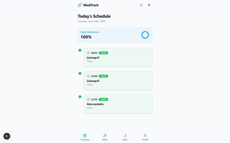 MediTrack – Smart Medicine Reminder PWA – screenshot 4