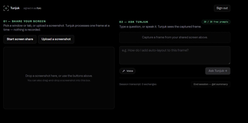 Tunjuk – screenshot 3