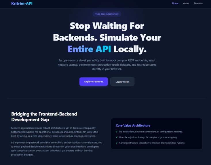 Kritim-API – screenshot 7