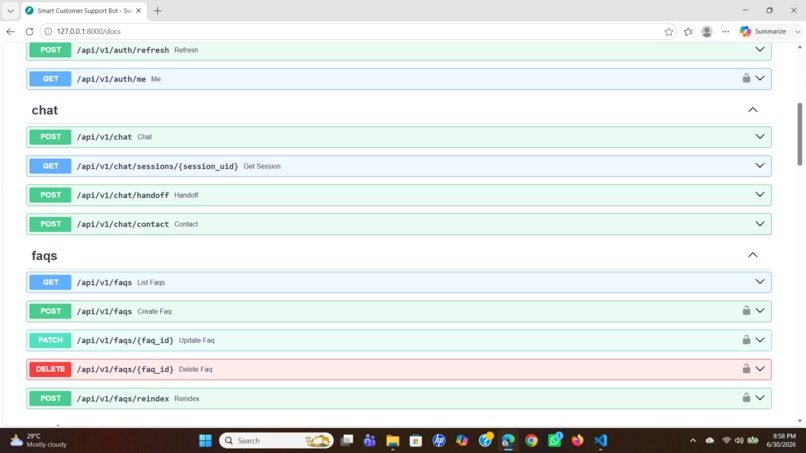 Smart Customer Support Bot – screenshot 5
