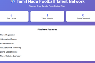 Tamil Nadu Football Talent Network