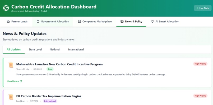 Carbon Credit Verifier – screenshot 3