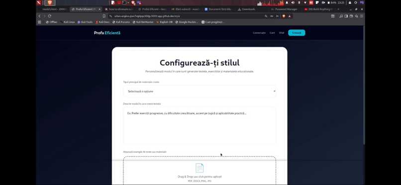 Proful Eficient – screenshot 2