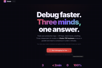 Trace: Zero-Trust Multi-Agent Debugging