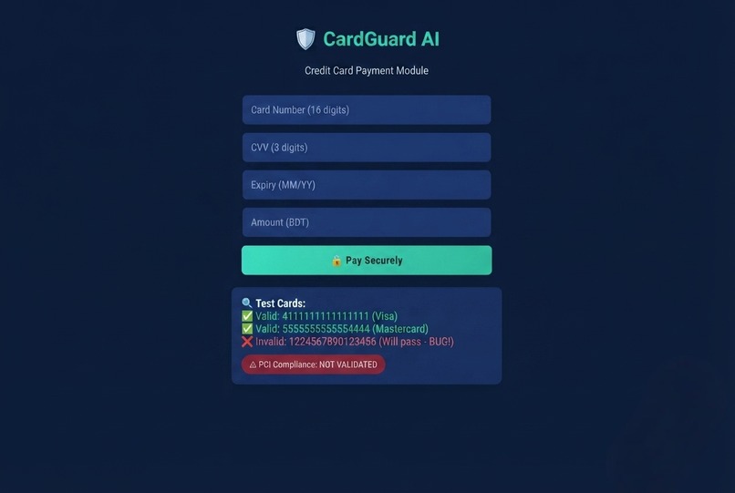 CardGuard AI – screenshot 1