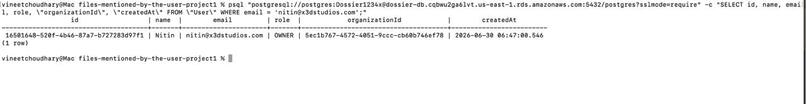Dossier – screenshot 2