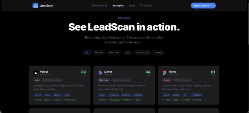 LeadScan – screenshot 1