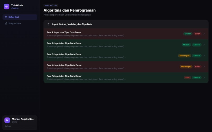 ThinkCode – Socratic AI Mentor for Coding Education – screenshot 3