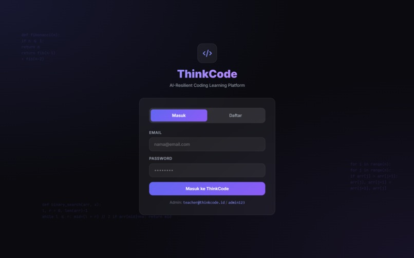 ThinkCode – Socratic AI Mentor for Coding Education – screenshot 8