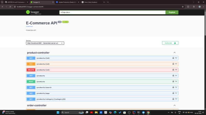 ShopSphere – Scalable E-Commerce Backend – screenshot 1