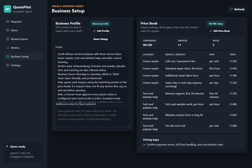 QuotePilot – screenshot 6