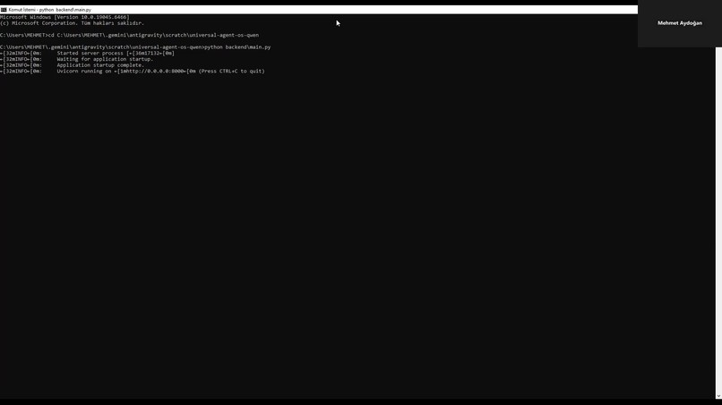 Universal Agent OS - Qwen Cloud MemoryAgent – screenshot 1