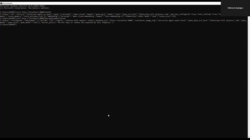 Universal Agent OS - Qwen Cloud MemoryAgent – screenshot 6