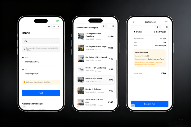 HopAir – screenshot 2