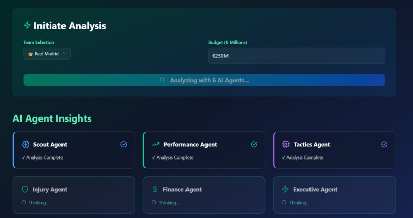 SportMind - AI Multi-Agent Football Analytics – screenshot 3
