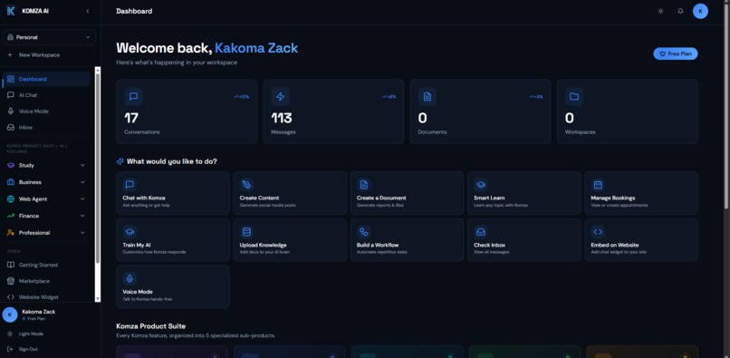 Komza ai  – screenshot 4