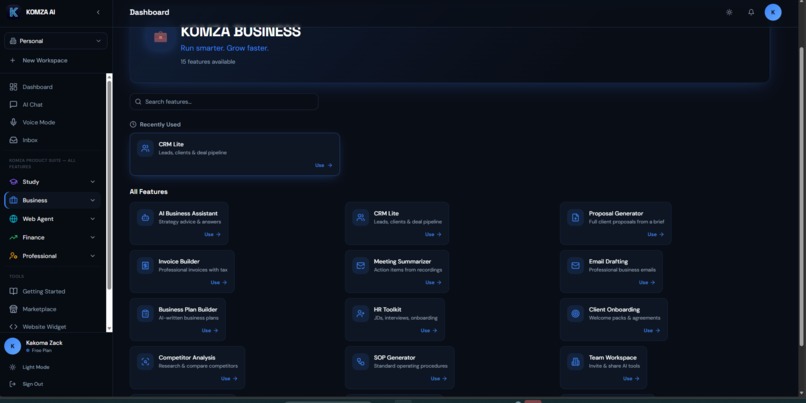 Komza ai  – screenshot 10