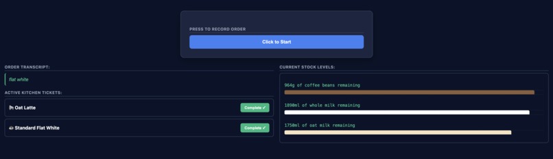 BaristaVoice – screenshot 1